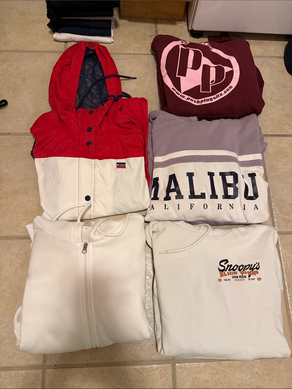Assortment of Women’s Hoodies and Jackets